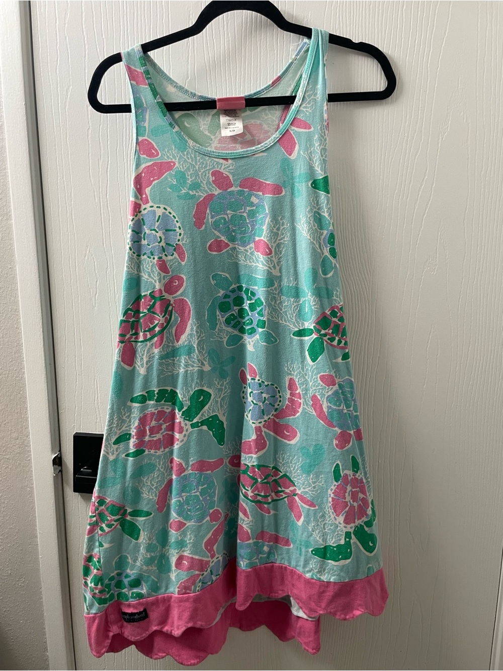 Simply Southern Sleeveless Sea Turtle Print Dress